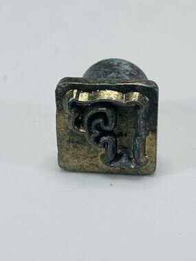 Leather Stamp F Tandy Craftool Alphabet Single Replacement Letter Size 1/2 Inch